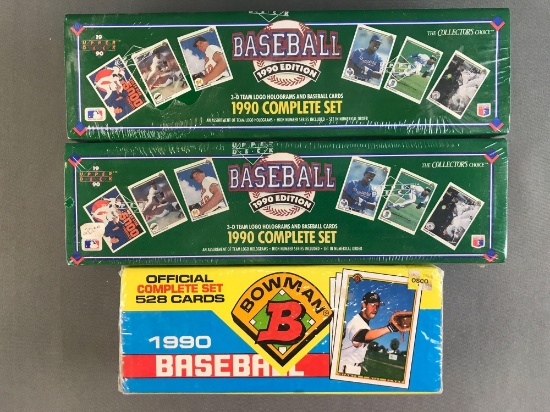 Group of 3 boxes MLB trading cards