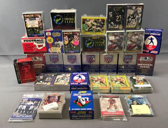 Lot of Football Sets and miscellaneous cards