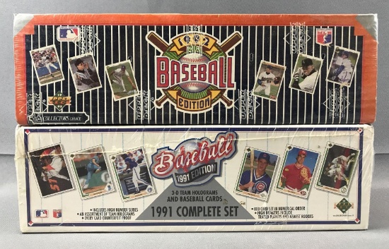 Lot of 2 Upper Deck Factory Sealed Baseball Sets