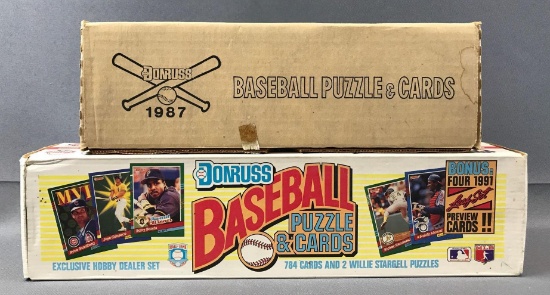 Lot of 2 Donruss Baseball Factory Sets
