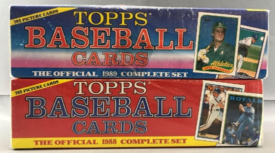 Lot of 2 Topps Factory Sealed Baseball Sets