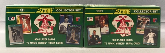 Lot of 2 Score Factory Sealed Major League Baseball Sets