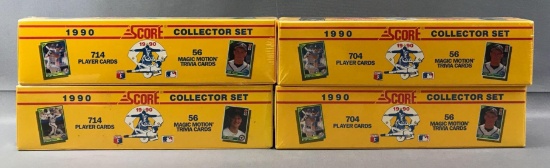 Lot of 4 Score Factory Sealed Baseball Sets