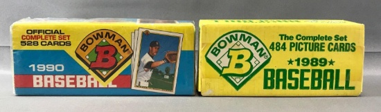 Lot of 2 Bowman Factory Sealed Baseball Sets