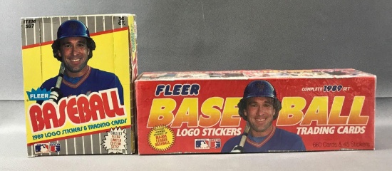 Lot of 2 Fleer Wax Box and Factory Sealed Set