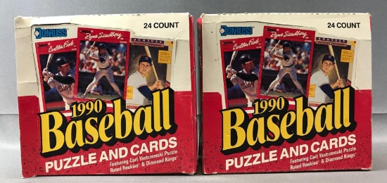 Lot of 2 Donruss Baseball Wax Boxes
