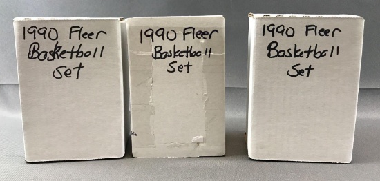 Lot of 3 Fleer Basketball Sets