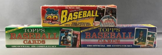 Lot of 3 Topps Factory Sealed Baseball Sets