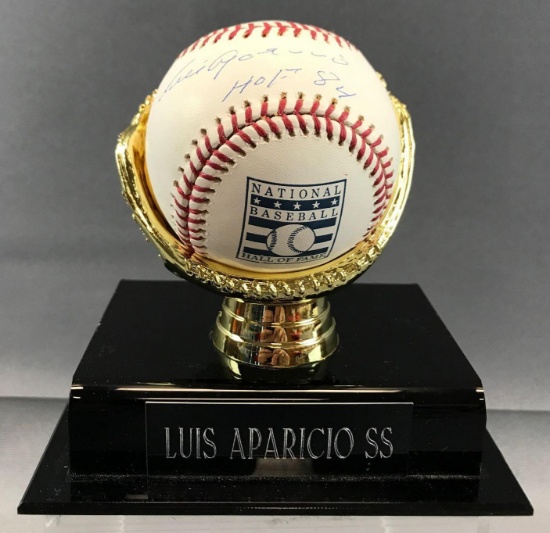 Signed Luis Aparicio Chicago White Sox Baseball