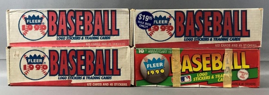 Lot of 4 Fleer Baseball Sets