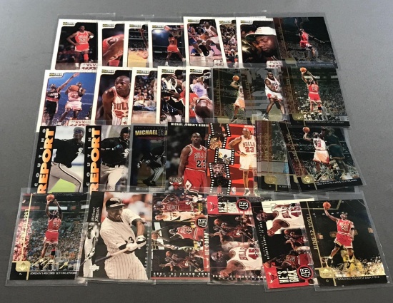 Lot of 33 Michael Jordon Jumbo Cards