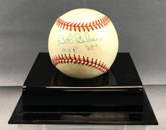 Signed Bob Gibson St. Louis Cardinals Baseball