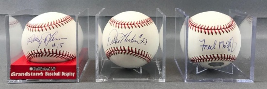 Group of 3 Signed Baseballs