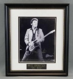 Signed framed Bruce Springsteen photograph