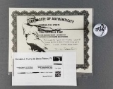Signed President Donald Trump golf ball