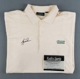 Signed Tiger Woods Masters golf shirt