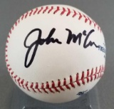 Signed John McCain baseball