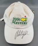 Signed Phil Mickelson 2006 Masters golf cap