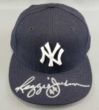 Signed Reggie Jackson New York Yankees cap
