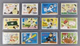 Group of 12 vintage Fleer world series cards