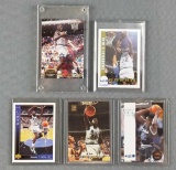 Group of 5 Shaquille O'neal cards
