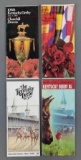 Group of 4 vintage Kentucky Derby programs