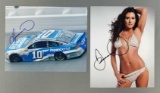 2 Danica Patrick signed photographs