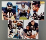 Group of 5 Chicago Bears photographs