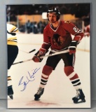Signed Stan Mikita Chicago Blackhawks Photo with COA