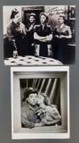 Group of 2 signed Honeymooners photographs