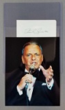 Frank Sinatra autograph with photograph