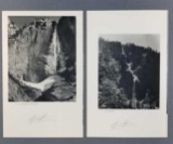 2 Ansel Adams signed Yosemite reprints