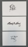 Charles Schulz, Bob Kane, Dr. Seuss autographs