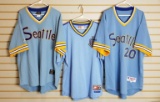 Group of 3 Seattle Mariners jerseys