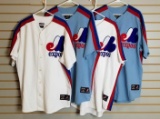 Group of 4 Montreal Expos jerseys