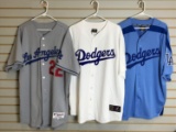 Group of 3 Los Angeles Dodgers jerseys