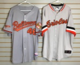 2 Baltimore Orioles jerseys