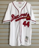 Milwaukee Braves Hank Aaron jersey