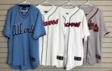Group of 4 Atlanta Braves jerseys