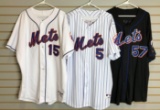 Group of 3 New York Mets jerseys