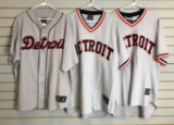 Group of 3 Detroit Tigers Al Kaline jerseys