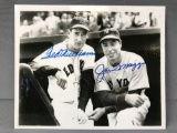 Signed Joe DiMaggio and Ted Williams Photograph with COA