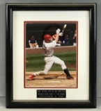 Mark McGwire Record Breaking 62nd Home Run Framed Photo