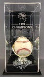 Charles Johnson Signed Baseball