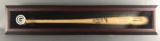 Ernie Banks Signed Baseball Bat