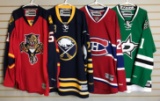 Group of 4 NHL jerseys