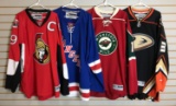Group of 4 NHL jerseys