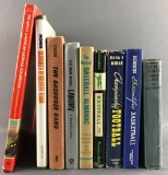 Group of 9 hardcover sports books