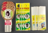 Group of vintage baseball trading cards