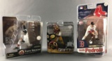 Group of 3 sports player action figures